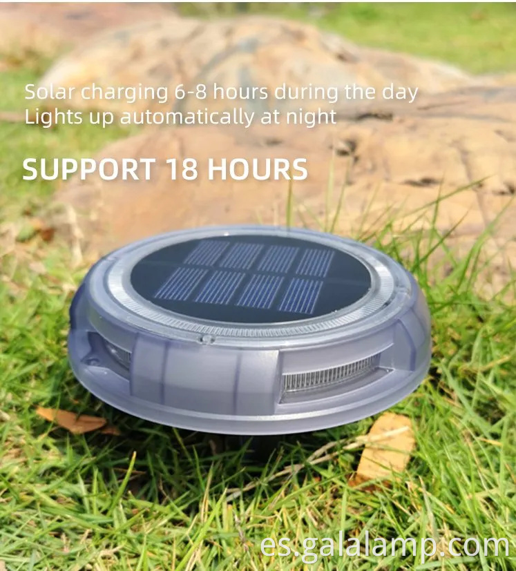 Luces de jardín solar LED ecológicas para espacios al aire libre